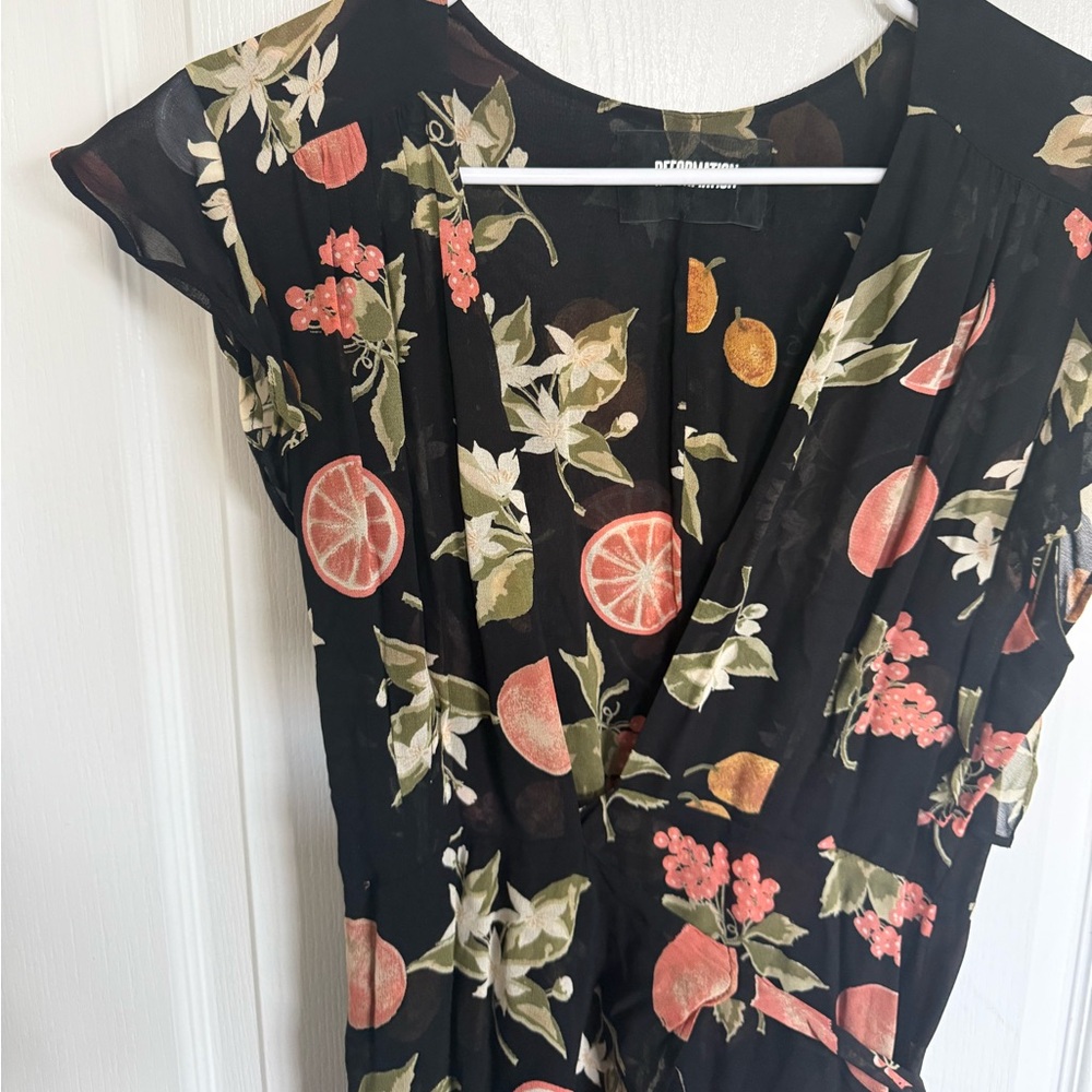 Reformation Fruitcake Midi Wrap Dress - Picture 6 of 6